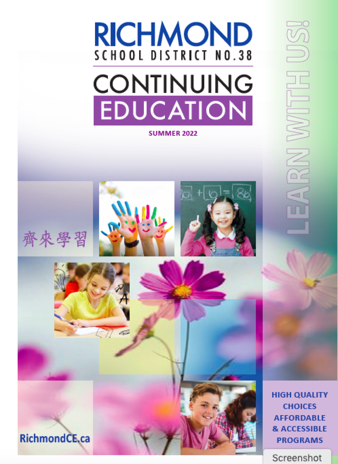Summer Learning 2022 Richmond Continuing Education
